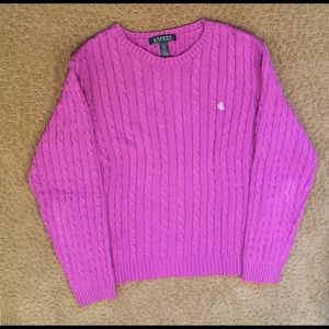 Lauren RalphLauren long sleeve cable knit sweater